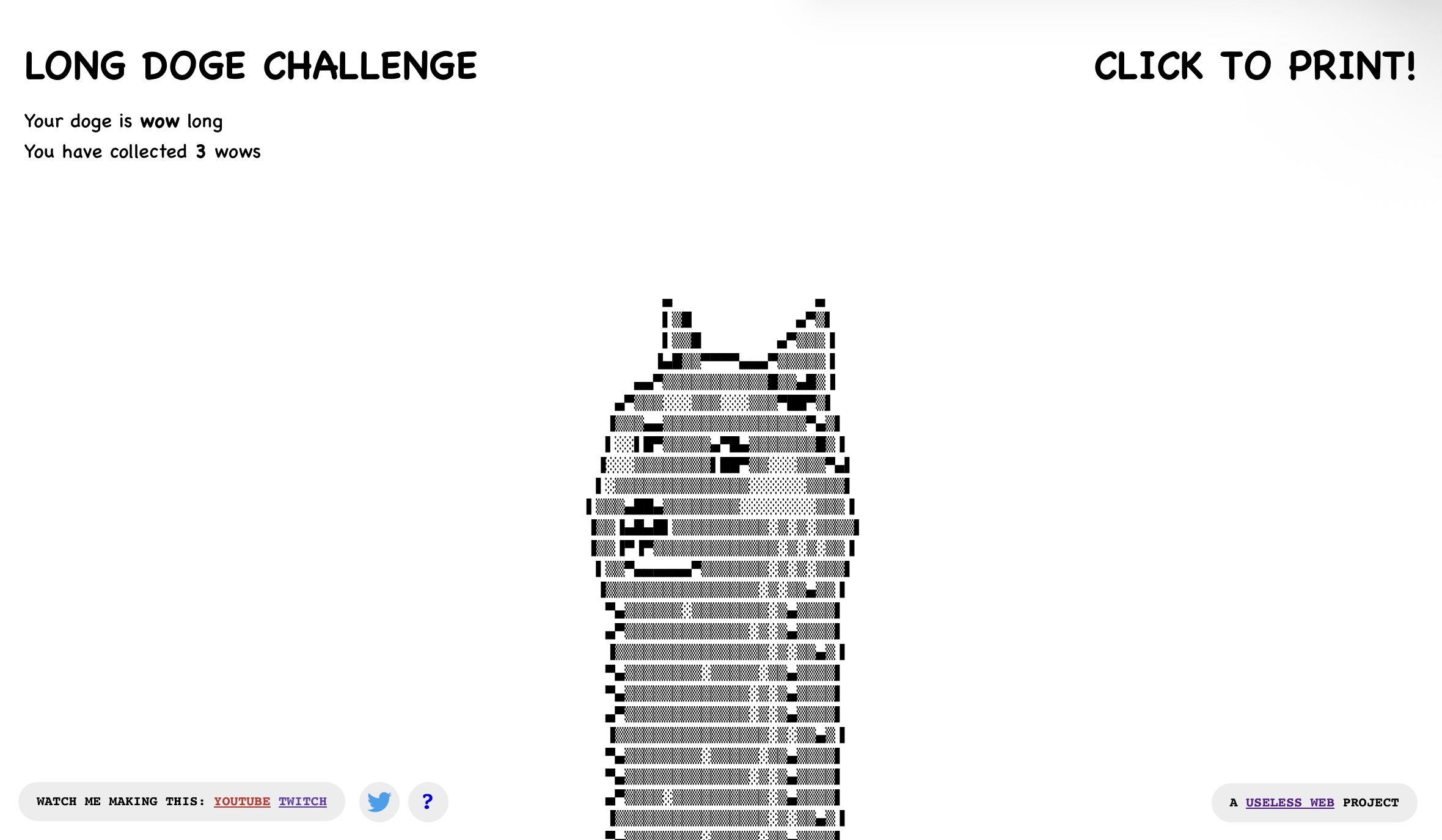 long dog